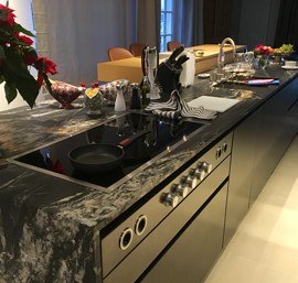 Naturstein Küchenarbeitsplatte Belvedere satiniert